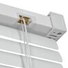 vidaXL Fensterjalousien Aluminium 80x160 cm Wei&szlig;
