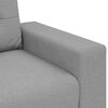vidaXL | 3-Sitzer-Sofa | mit Kissen Wolkengrau Stoff