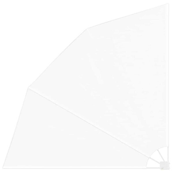 vidaXL Balkon Sichtschutz Weiß 210 x 210 cm Stoff