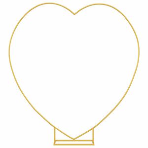 vidaXL Hochzeitsbogen Gold 195 x 35 x 211 cm Stahl