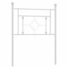 vidaXL Kopfteil Metall Weiß 80 cm