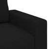 vidaXL 3-Sitzer-Sofa Schwarz 180 cm Stoff