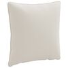 vidaXL R R&uuml;ckenkissen PUTTEN 100 % Polyester Wei&szlig; 40 x 40 x 15 cm