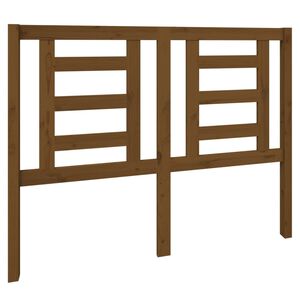 vidaXL Kopfteil Honigbraun 126x4x100 cm Massivholz Kiefer