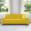 vidaXL 3-Sitzer-Sofa Gelb 220x78x84 cm Samt