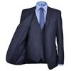 Dreiteiliger Herren-Business-Anzug Gr&ouml;&szlig;e 54 Marineblau