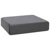 vidaXL Sitzkissen 40 x 40 x 10 cm PU-Schaum Grau
