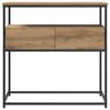 vidaXL Konsolentisch Artisan-Eiche 75 x 40 x 75 cm Holzwerkstoff