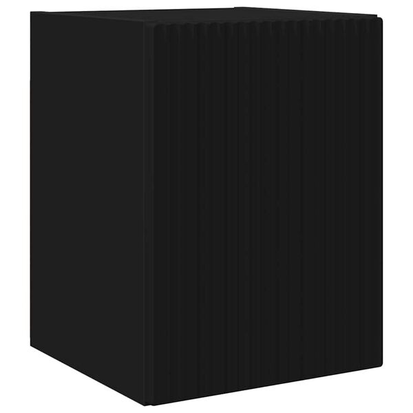 vidaXL TV-Wandschrank Schwarz 30 x 31 x 40 cm Holzwerkstoff
