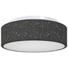 vidaXL Deckenlampe mit Strahlern Schwarz 38 x 38 x 13,5 cm Stoff