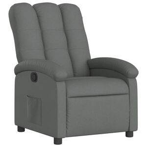 vidaXL Relaxsessel Dunkelgrau Stoff