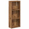 vidaXL Badezimmer-Wandschrank Altholz 20 x 10 x 50 cm Holzwerkstoff