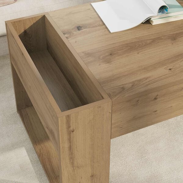 vidaXL Couchtisch Artisan-Eiche 110 x 50 x 41 cm Holzwerkstoff