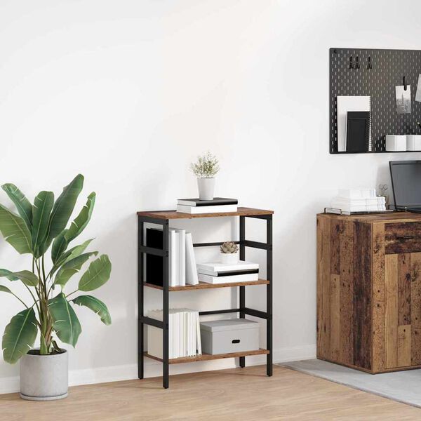 vidaXL B&uuml;cherregal Altholz 60 x 29,5 x 81 cm Holzwerkstoff