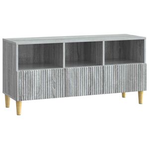 vidaXL TV-Schr&auml;nk Graues Sonoma 102 x 34,5 x 50 cm Holzwerkstoff