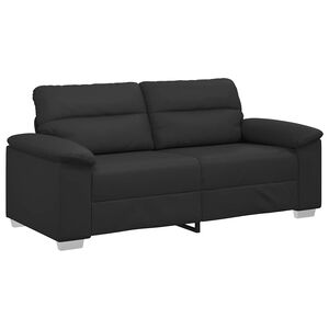 vidaXL 2-Sitzer-Sofa Schwarz 180x81x84 cm Kunstleder
