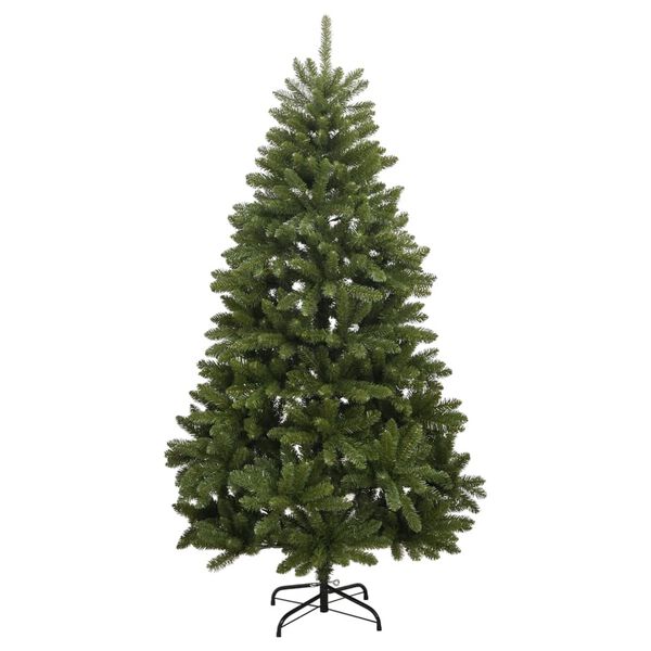 vidaXL K&uuml;nstlicher Weihnachtsbaum Klappbar mit St&auml;nder Gr&uuml;n 270 cm