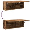 vidaXL Bad-Wandschrank Altholz-Optik 80x25x30 cm Holzwerkstoff