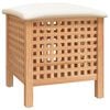 vidaXL Badhocker 48x47,5x52 cm Massivholz Nussbaum