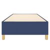 vidaXL Boxspringbettgestell Blau 90x190 cm Stoff