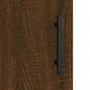 vidaXL Highboard Braun Eichen-Optik 34,5x34x180 cm Holzwerkstoff