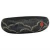 vidaXL Aufsatzwaschbecken Schwarz Oval 59x40x15 cm Keramik