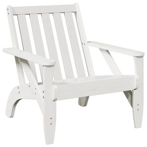 vidaXL Adirondack-Gartenstuhl Wei&szlig; 75x77x77 cm Massivholz Kiefer