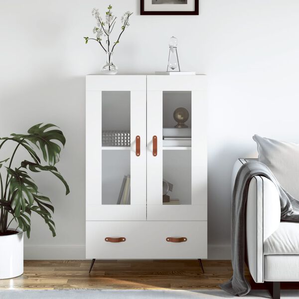 vidaXL Highboard Wei&szlig; 69,5x31x115 cm Holzwerkstoff