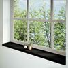 vidaXL Fensterb&auml;nke 2 Stk. Dunkelbraun 160x25x2 cm Massivholz Eiche