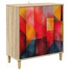 vidaXL Sideboard HEESCH Sonoma 69 x 33 x 75 cm Holzwerkstoff