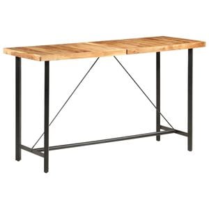 vidaXL Bartisch 180x70x107 cm Massivholz Akazie