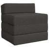 vidaXL Klappsofa Bett Dunkelgrau 200 x 70 x 10 cm Stoff