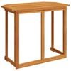 vidaXL Bistrotisch 90x50x75 cm Akazie Massivholz