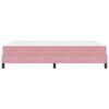vidaXL Boxspringbett mit Matratze Rosa 140 x 220 cm Stoff