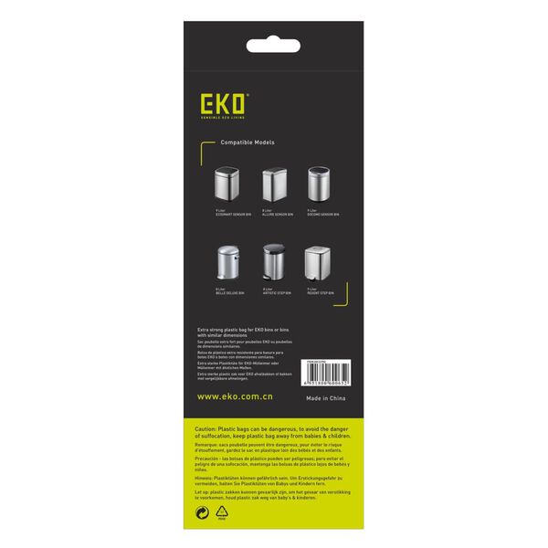 EKO 24x25 Stk. M&uuml;llbeutel B 7-9 L Wei&szlig;