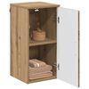 vidaXL Badezimmerschrank Wandmontiert Artisan-Eiche 30 x 31,5 x 61 cm