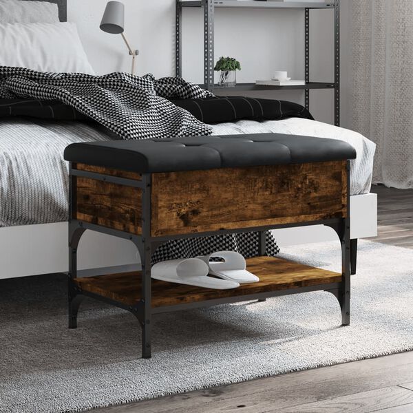 vidaXL Schuhbank R&auml;uchereiche 62x42x45 cm Holzwerkstoff