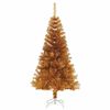 vidaXL Weihnachtsbaum mit 150 LEDs mit St&auml;nder Gold 120 cm Haustier