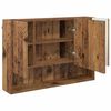 vidaXL Spiegelschrank mit T&uuml;r Altholz 80 x 17 x 55 cm Holzwerkstoff