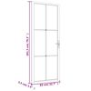vidaXL Innent&uuml;r 83x201,5 cm Wei&szlig; ESG-Glas und Aluminium