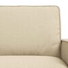 vidaXL Sofa Set 2 pcs Creme 182 x 80 x 82 cm Stoff
