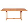 vidaXL 9-tlg. Garten-Essgruppe Massivholz Teak