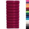 vidaXL Premium Badet&uuml;cher SOLUND 10 Stk. Bordeaux 100x150 cm 600 g/m&sup2;