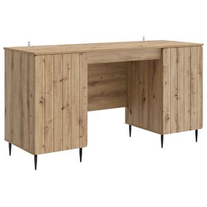 vidaXL Schreibtisch Artisan-Eiche Holzwerkstoff 142,5 x 50 x 75 cm