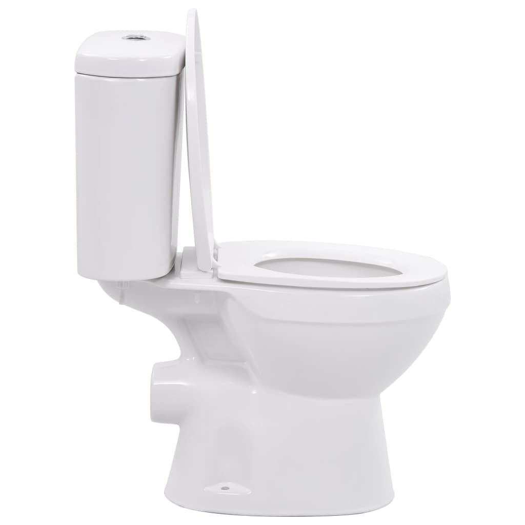 Weiss* Stand-Tiefspül-WC mit Keramik-Spülkasten SoftClose WC-Sitz Sterling 