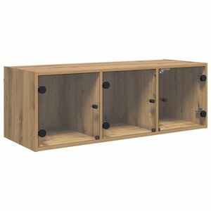 vidaXL Wandschrank 102 x 37 x 35 cm Holzwerkstoff Artisan-Eiche