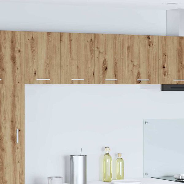 vidaXL H&auml;ngeschrank 2 pcs Artisan-Eiche und Wei&szlig; 60 x 31 x 40 cm