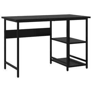 vidaXL Computertisch Schwarz 105x50x72 cm MDF und Metall