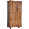 vidaXL Highboard 90x35x183 cm Altholz Massiv