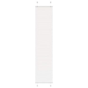 vidaXL Plissee Wei&szlig; 45x200 cm Stoffbreite 44,4 cm Polyester